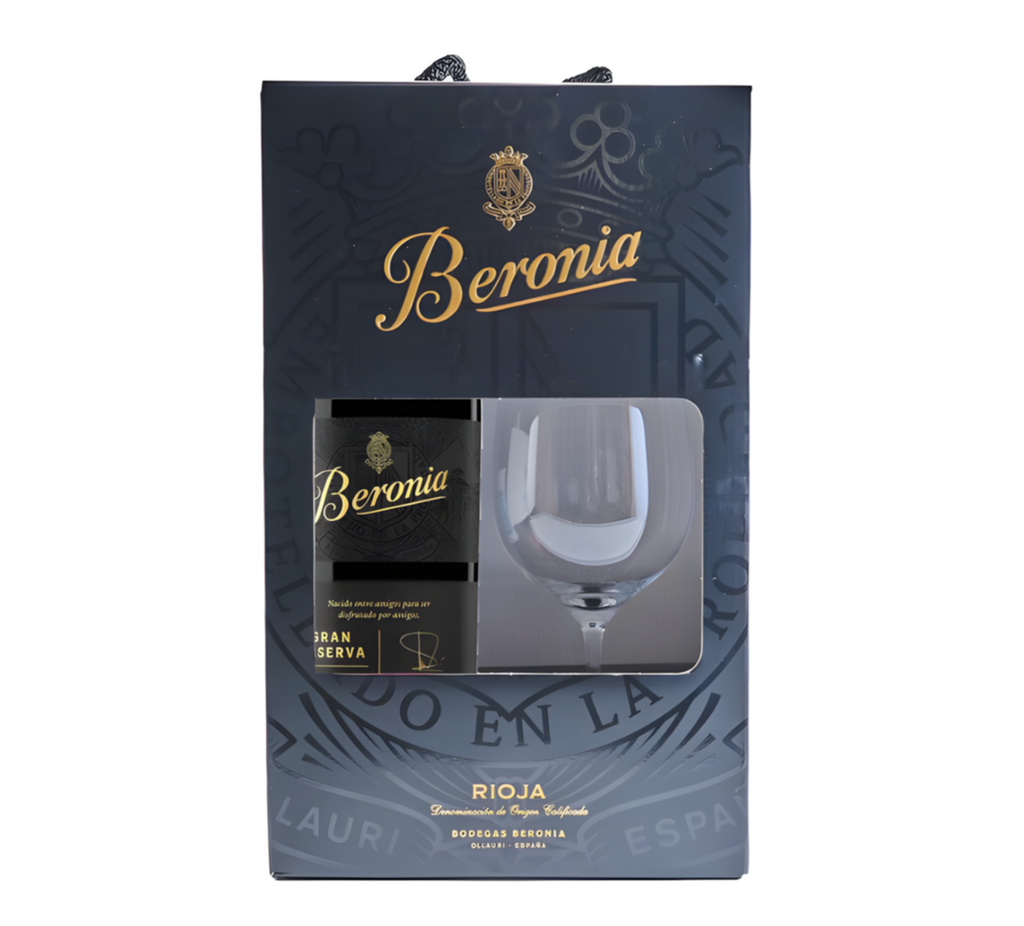 Beronia - Rioja Gran Reserva 2015 - מארז כולל כוס מתנה